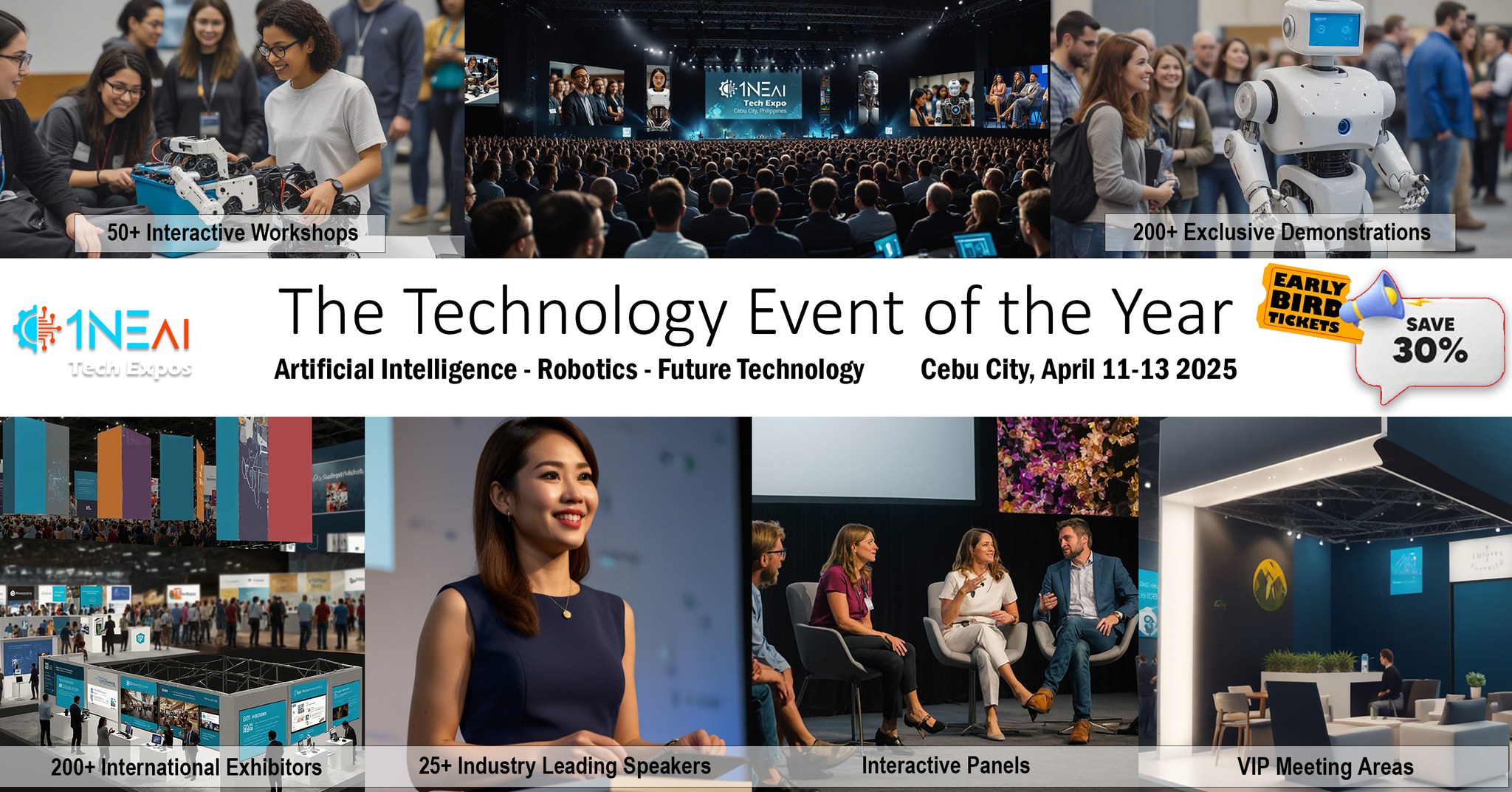 1NEai Tech Expo 2025: Innovate AI+Robotics Expo+Conference