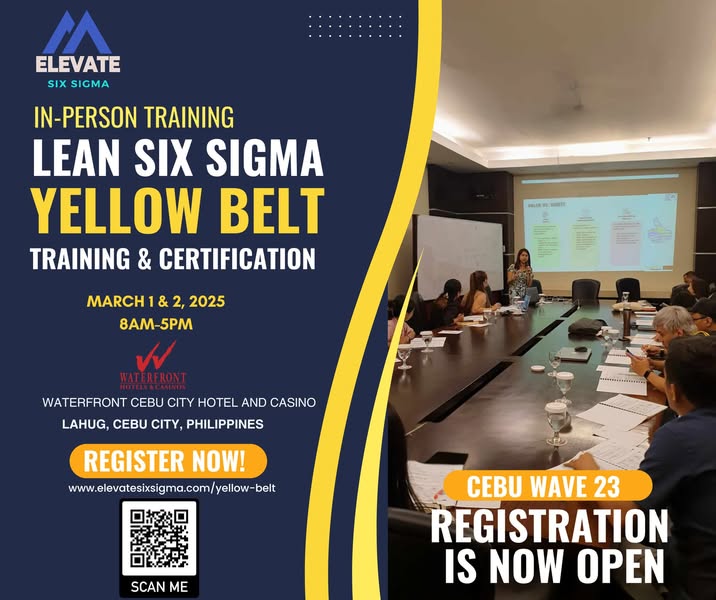 Lean Six Sigma Yellow Belt Training and Certification - Cebu City