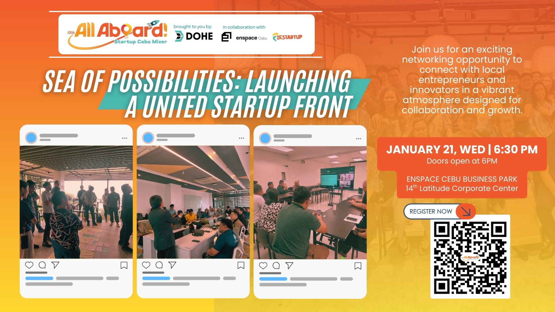 38th All Aboard! Startup Cebu Mixer