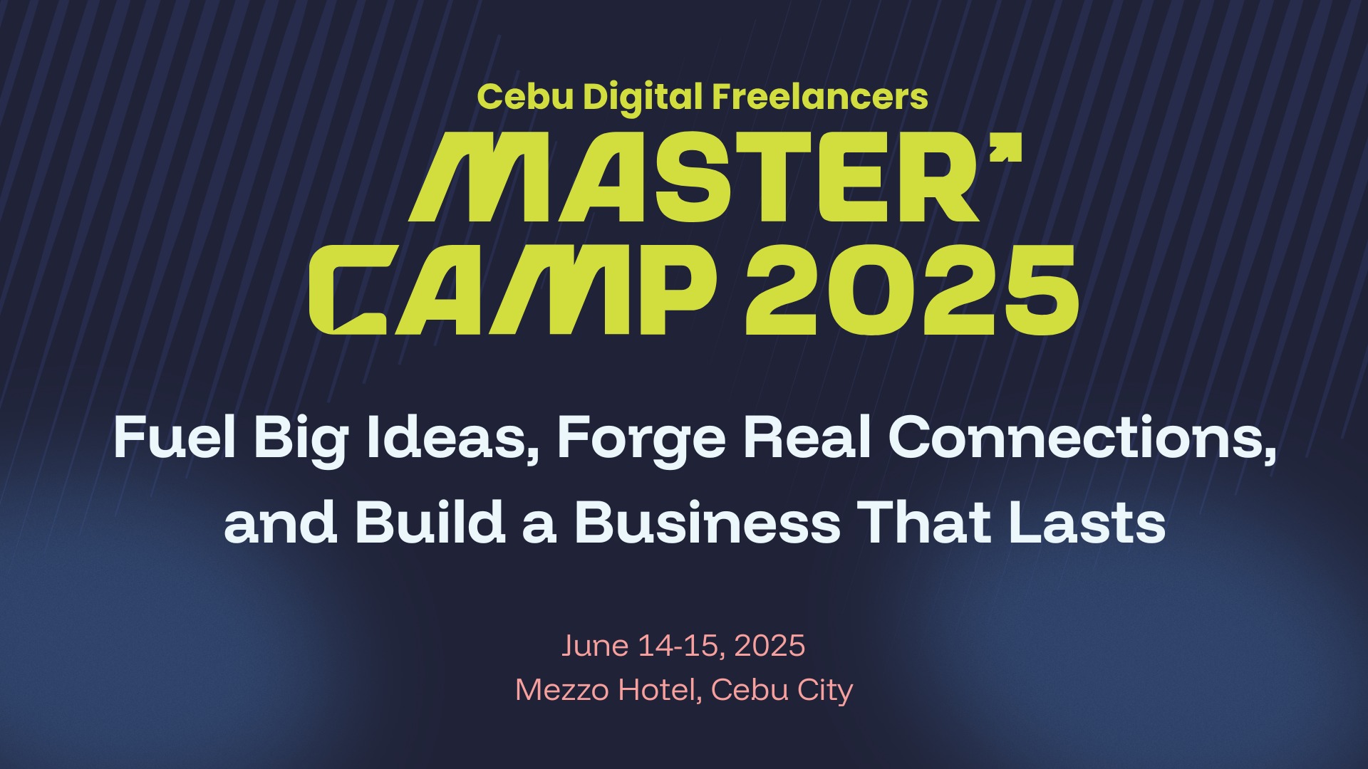 Cebu Digital Freelancers MasterCamp 2025