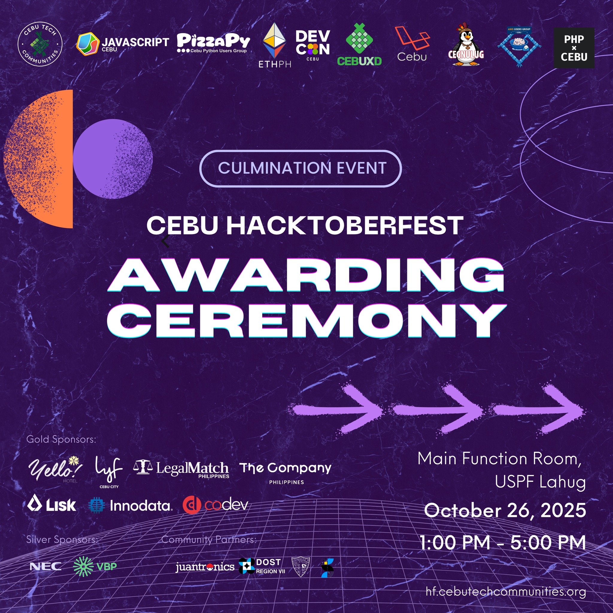 Cebu Hacktoberfest 2025 Awarding Ceremony