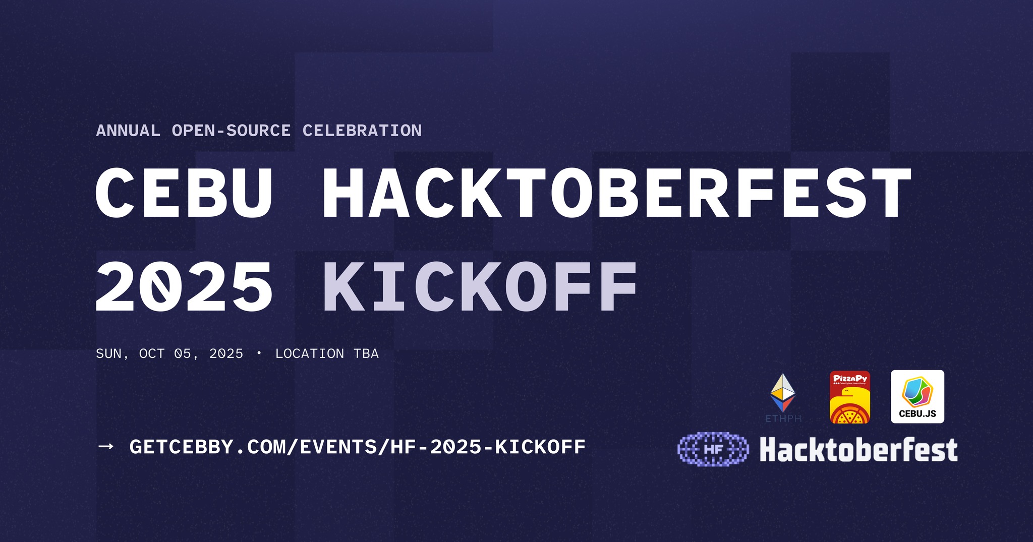 Cebu Hacktoberfest 2025 Kickoff