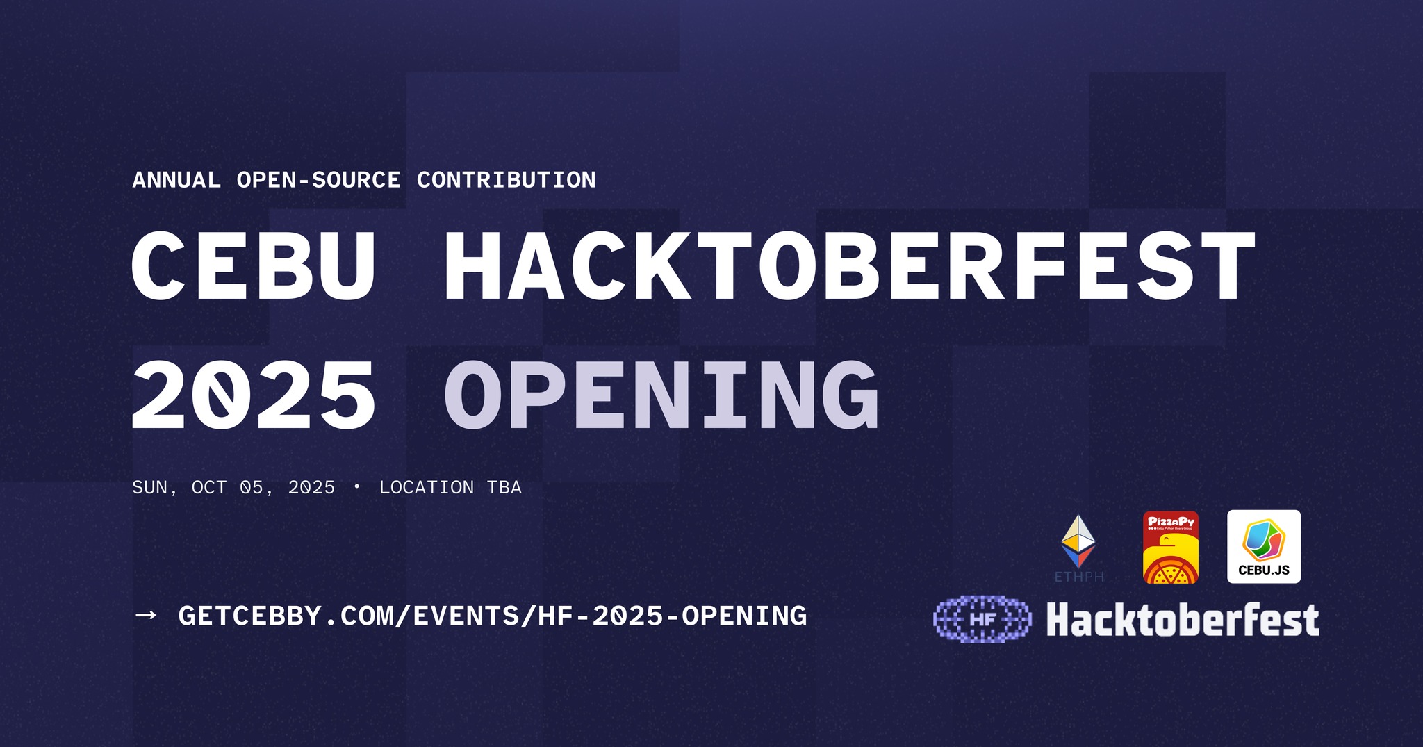 Cebu Hacktoberfest 2025 Opening