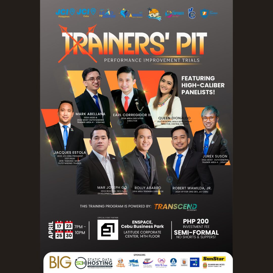 [JCI CEBU] TRAINER'S PIT powered by Transcend Academy