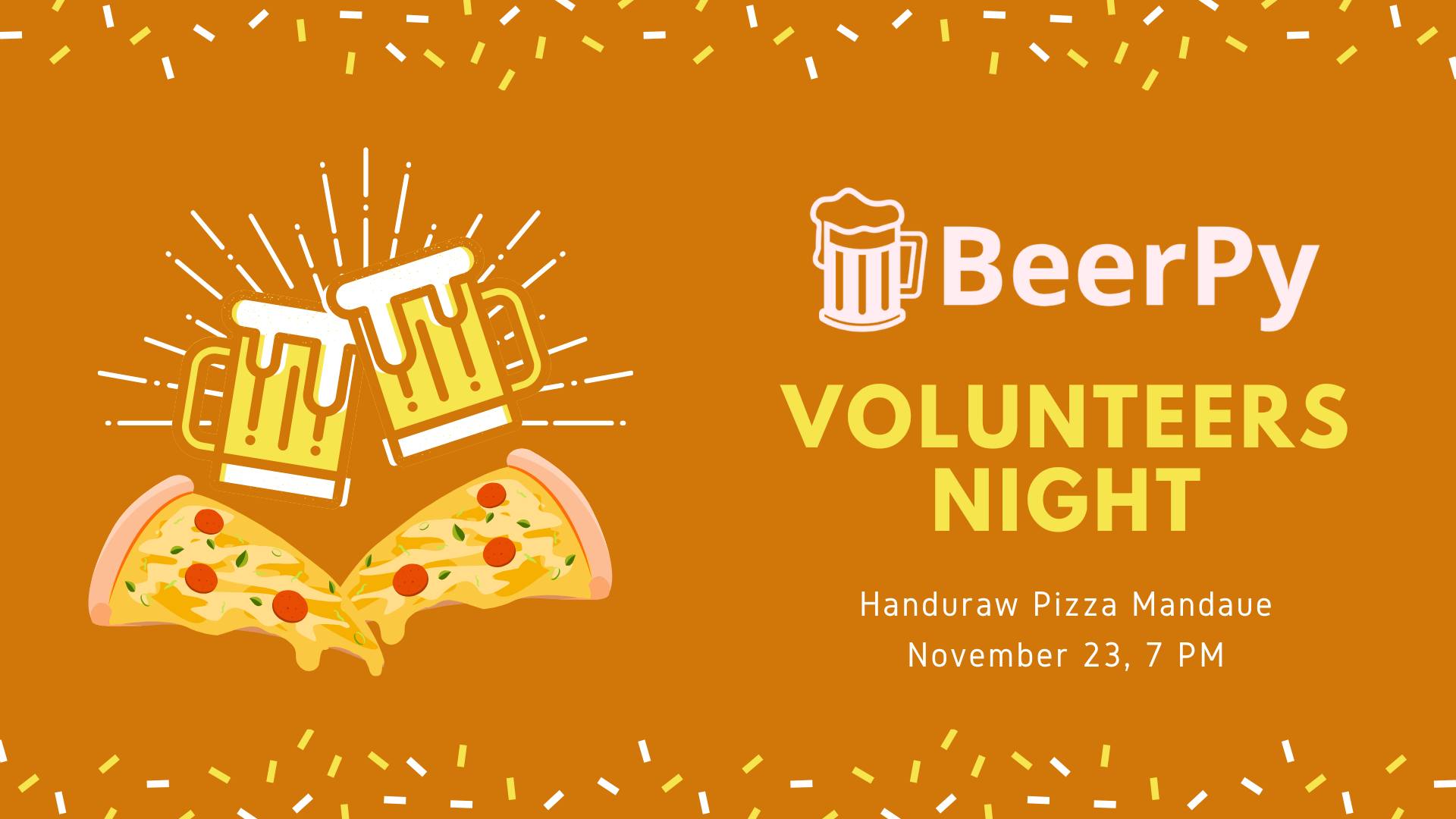 PizzaPy Volunteers' Night 2024