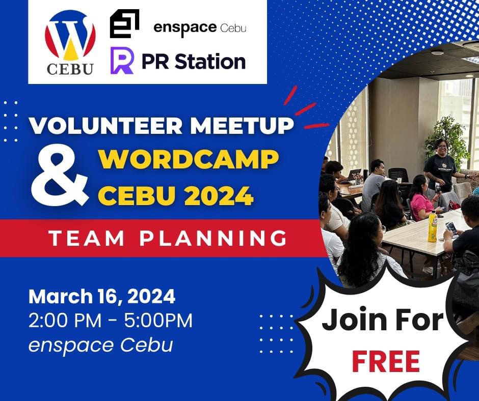 Word Camp Cebu 2024 [Volunteers Meetup]