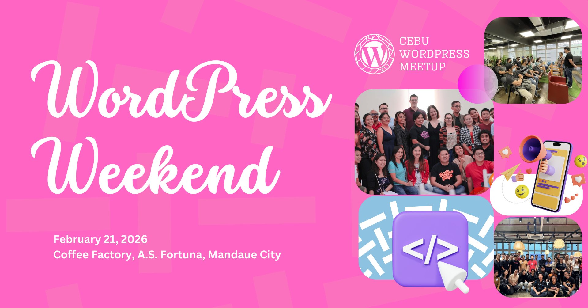 WordPress Weekend: February 2026